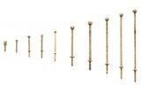 Relingstütze 2,5mm 1 Durchzug, 10 Stück