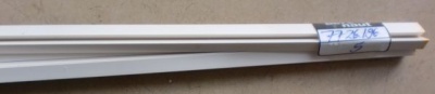 5 Stück Plastikprofil 3-Kant 90° 1000 x 6 mm