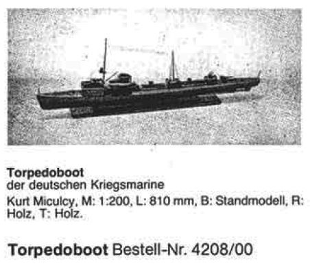 Bauplan TORPEDOBOOT