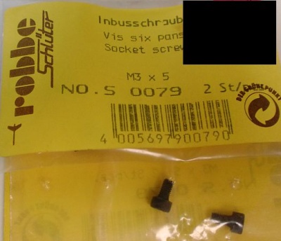 Schraube M3X5    2Stk