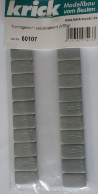Trimmblei selbstklebend  2 x 60 g