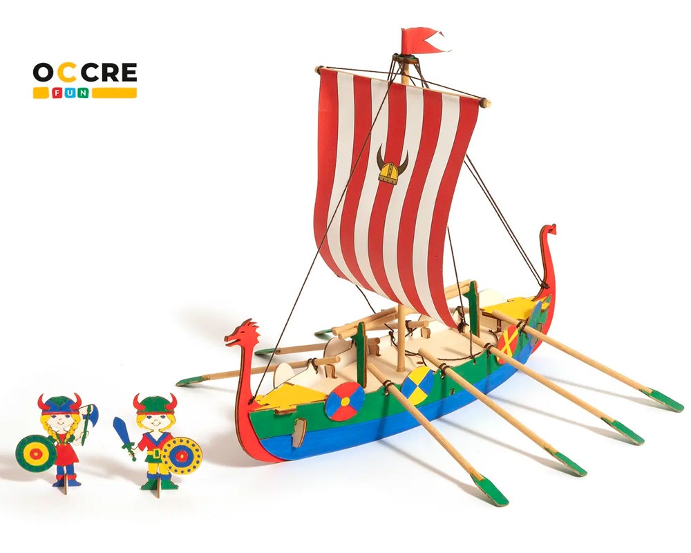Vikinger Boot Bausatz für Kinder