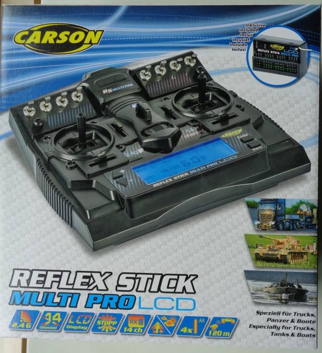 FS Reflex Stick Multi Pro LCD 2.4G 14CH,