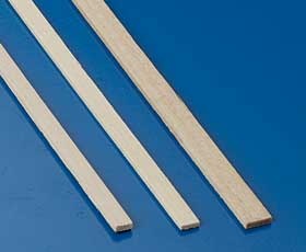 Lindenleisten 1,5x5mm natur(10 Stück), 1m lang