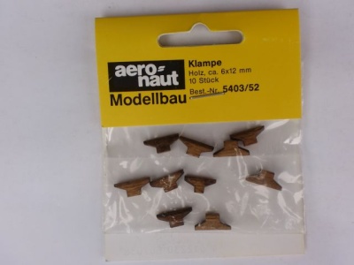 Klampe Holz 6x12mm