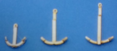 Stockanker, metall, Höhe 25mm, Breite 18 mm, 2 Stück