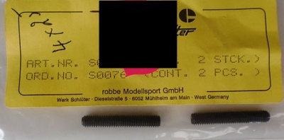 Stiftschraube M 4 x 25 , 2 Stück