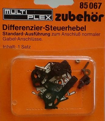 differenzier-Steuerhebel,  zum Anschluß an Gabel-Anschlüsse