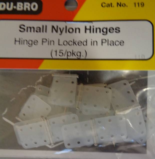 Nylon Scharniere, Breite 11 mm, Länge 28 mm, 15 Stück
