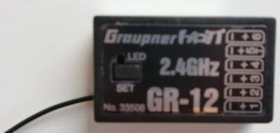 Empf&auml;nger GR-12 HoTT 2.4 GHz 6-Kanal -1 x vorr&auml;tig 1.10.26 -