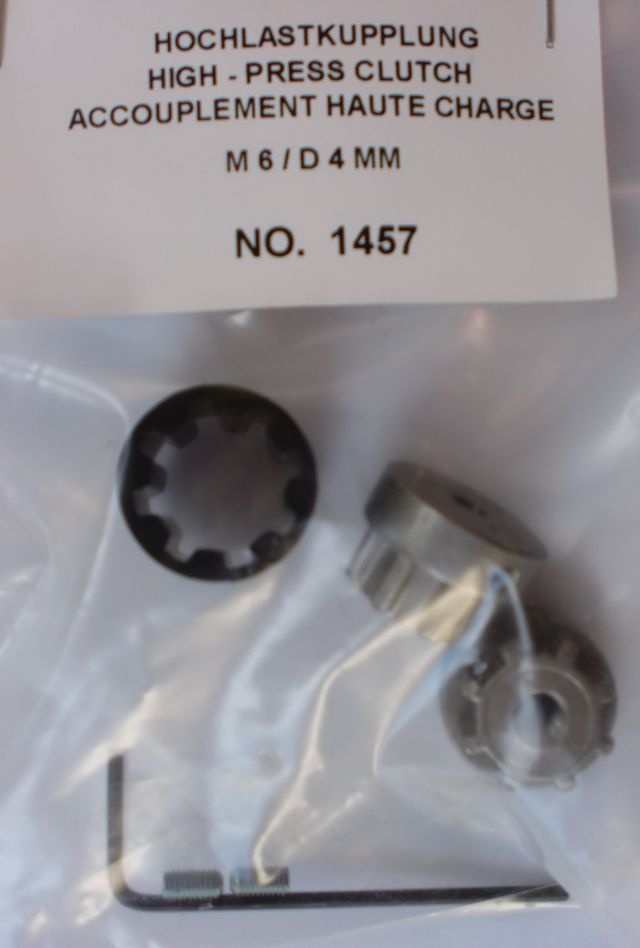 Hochlastkupplung    D 4 / M 6  - 2 x vorrätig   / 1.5.24 -