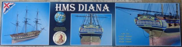 Diana H.M.S. Baukasten,   Länge 86,40 cm