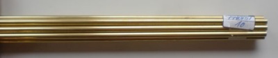 Messingrohr  5.0/4.1 mm, Länge 1 m, 1 Stück -vorr. /1.9.22