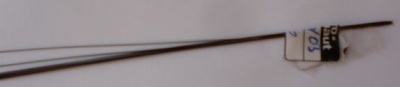 Feder-Stahldraht, extra hart Ø  0,3 mm,  1 m lang