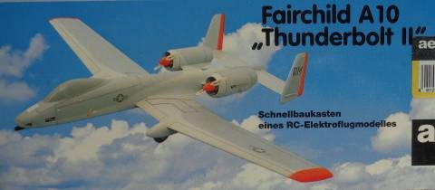 FAIRCHILD A10 Thunderbolt II   mit GfK-Rumpf