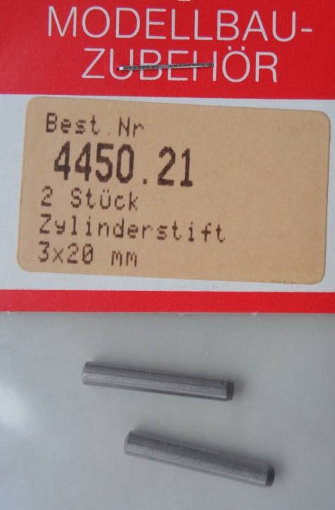 Zylinderstifte 3x20P2