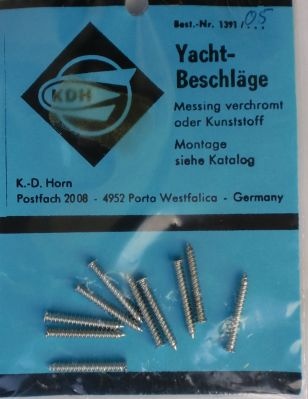 Befestigungsschraube für Gleitschiene (11x vorrätig/1.10.22)