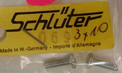 Innensechskantschrauben M3X17   4Stk
