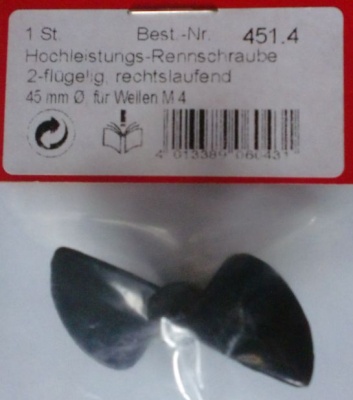 Rennschrauben rechts45,0mm/M4,      2x vorrätig /1.9.24