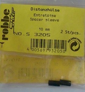Distanzhülse 10 lg., 2 Stück