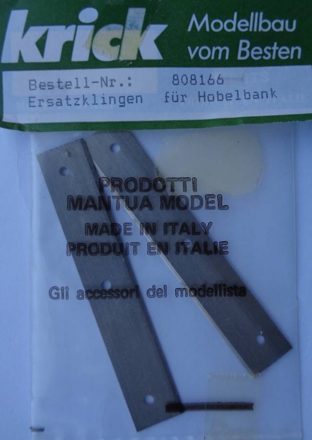 Ersatzklingen  für Hobelbank KR808165  - vorrätig /1.11.24