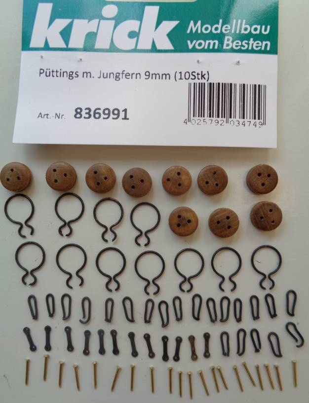Püttings m. Jungfern 9mm (10 Stück)