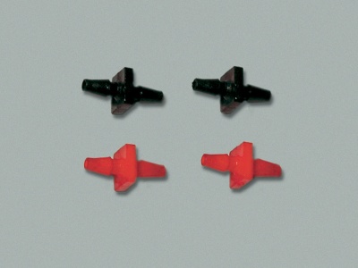 SCHLAUCHVERBINDER 1.6 mm Ø, 4 Stück