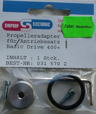 Luftschraubenkupplung für 4 mm Wellen zur