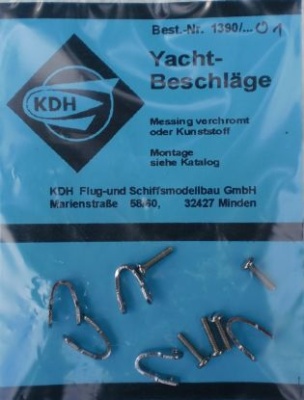 Schäkel mit Bolzen,10x8x4,5 mm, 5 Stück (1x vorrätig/1.3.23)