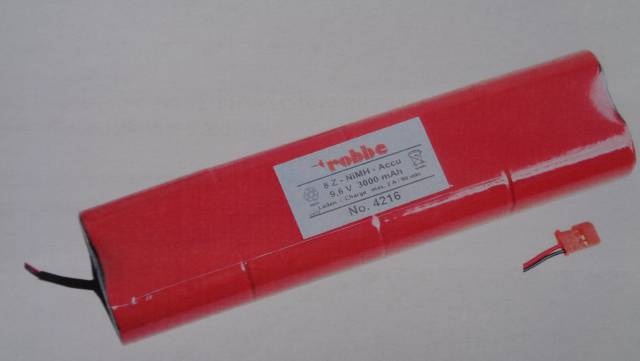 Senderakku 9,6 V, 8 NiMh,  3300 mAh f F-Serie