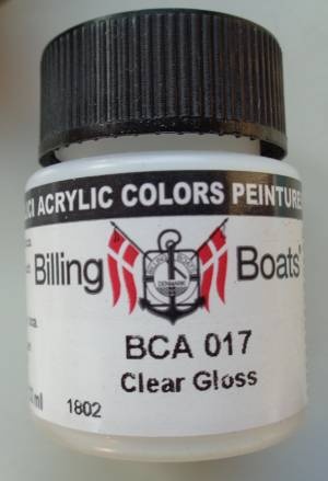 Klarlack 22 ml   Billing Boats Acryl Farbe