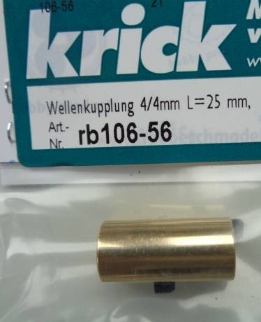 Wellenkupplung 4/4mm