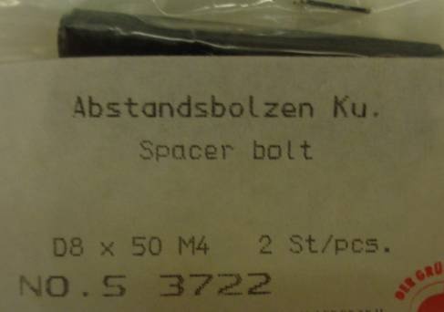Abstandsbolzen Ku 2 Stck.