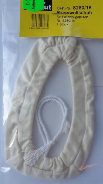 Baumwollschuh für Bügeleisen