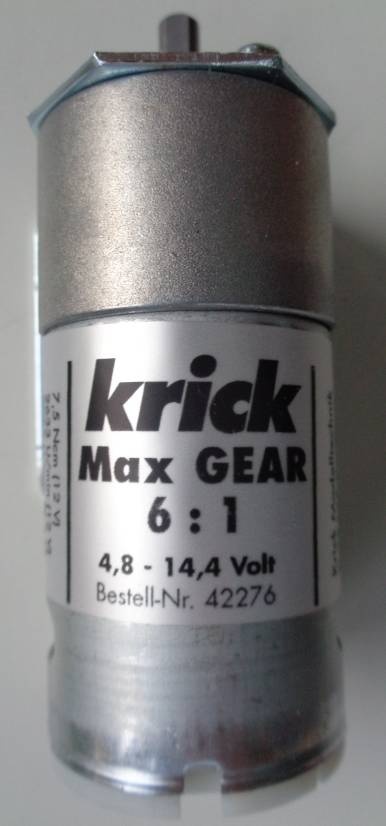 MAX Gear Getriebemotor 6:1, 4,8-14,4 Volt,