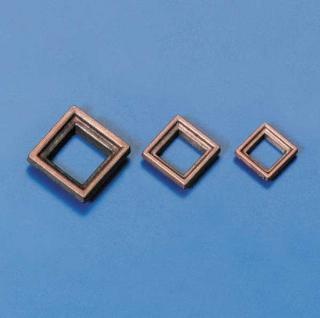 Stückpfortenrahmen Metall 8x8mm(10)