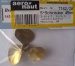 Schiffsschraube M 4, messing, Ø 45 mm, 3-Blatt, spitze Nabe
