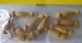Geländerstützen (Holz) hell, 14 mm hoch, 10 Stück