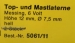 Top- und Mastlaternen 3 V, Ø 7,5 mm, Höhe 12 mm, hell, 2 St.