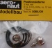 Positionslaterne 3V hell, Ø 9 x 13 mm, Messing vernickelt