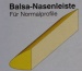 Balsa-Nasenleisten 17 x 23 / 1000 mm lg.,   4 Stück