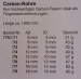 CfK-Rohr 1000x 6/ 4mm