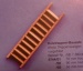 Holztreppen-Bausatz, 50 mm hoch, 12 mm breit, 7 Stufen