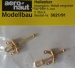 Hallanker, beweglich, Metall vergoldet, 28 mm