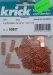 Kupferplatten, geprägt,  5 x 19 mm 1:64, 100 Stück