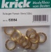 Bullaugen mit Flansch 18mm (10Stück)