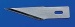 Klingen spitz B2, 5 Stück, Klingen mit Schaftbreite 9 mm