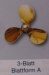 Schiffsschr, messing, 3-Blatt,Blattf.A, Ø 20 mm,/M2 linksl.