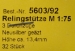Relingstützen 3-züg.,M.1:75, Ø 0,3/0,3/0,5  mm, Höhe 13,4 mm