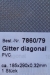 Gitter-Blech aus Kunststoff, PVC, Gitter diagonal, 1 Stück